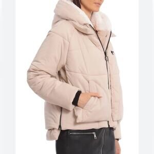 ANTHROPOLOGIE AVEC LES FILLES THERMALPUFF HOODED‎ UTILITY PUFFER JACKET SIZE S